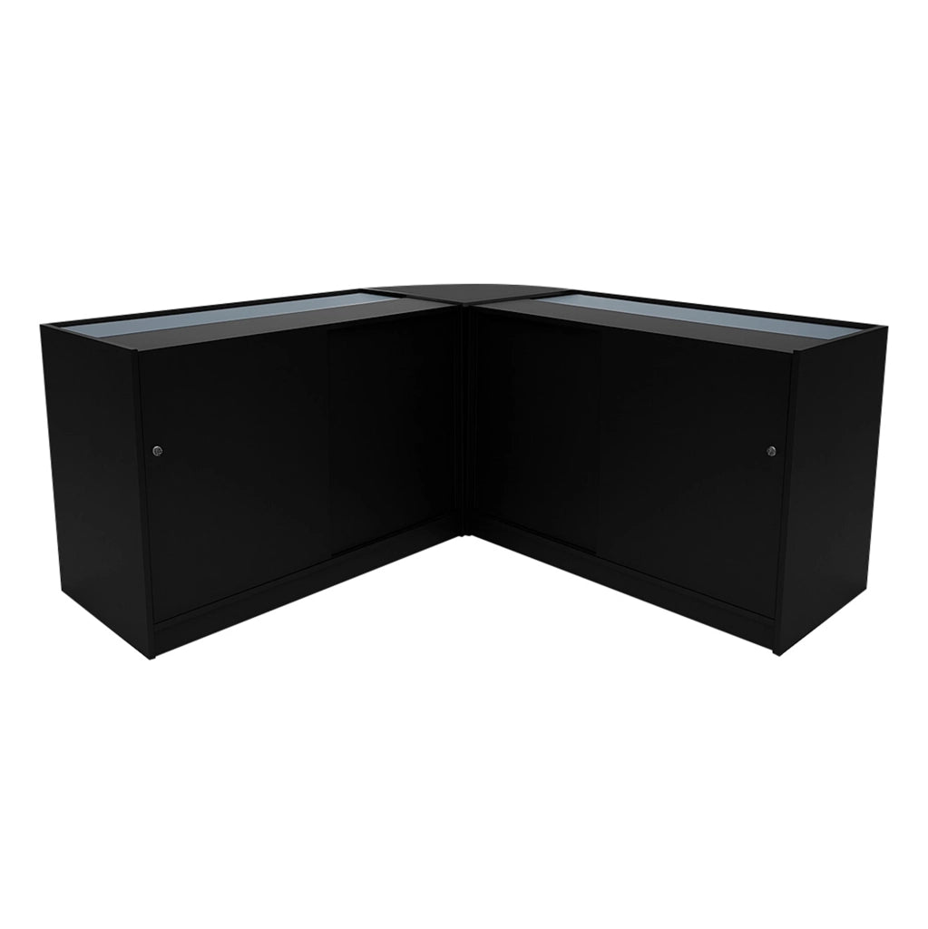 Set Banconi Andromeda LED C1500 x2 e LM60 – Nero, Vetro, Chiavi