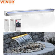 Fontana per Piscina - Fontana per Piscina con Luce LED - Cascata con Luce - Fontana Atmosferica