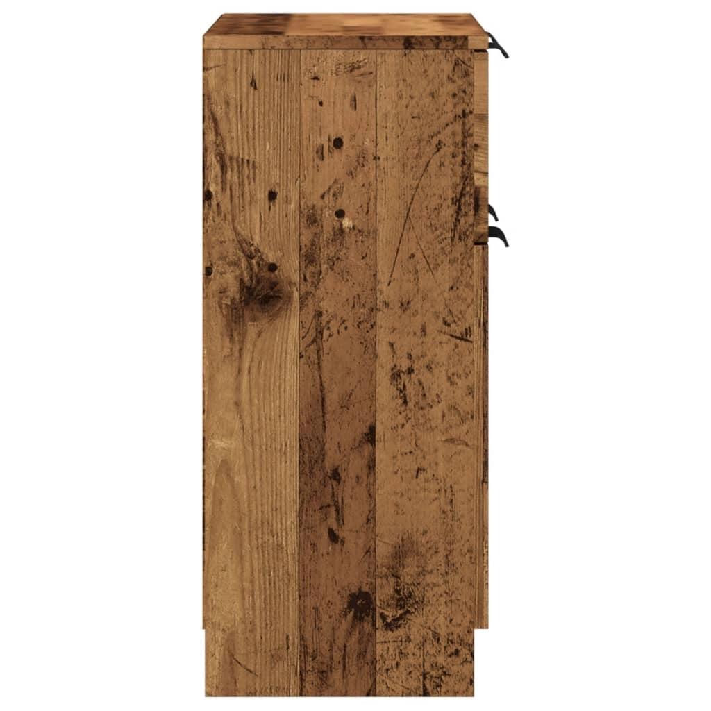 Buffet credenza cassettiera armadio mobile contenitore organizer cucina soggiorno salotto legno vecchio 60 x 30 x 70 cm legno ingegnerizzato marrone 02_0036605