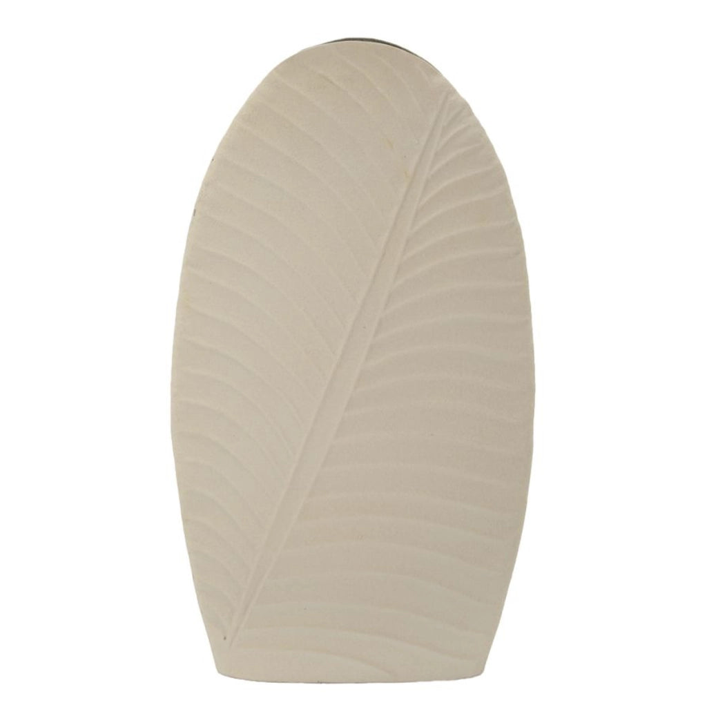 Vaso Decorativo VKH830, Beige, Metallo, 31x13x53,5 cm