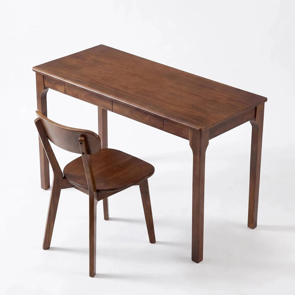Scrivania con cassetti ¨C Minimal ¨C Rovere, 90x50x75, stile mid-century moderno