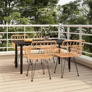 Set da Pranzo da Giardino 5 pz in Polyrattan 3157862