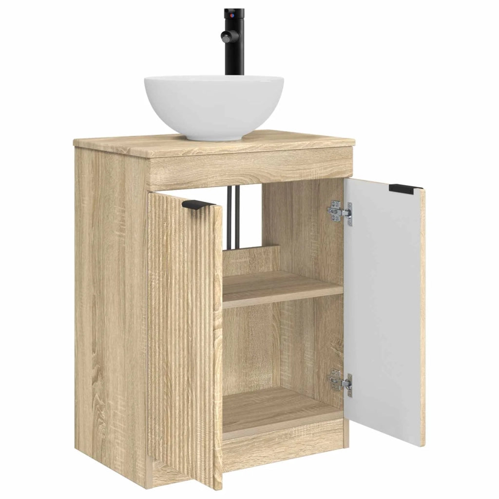 Mobile da bagno con lavabo Rovere Sonoma 54 x 35 x 83 cm