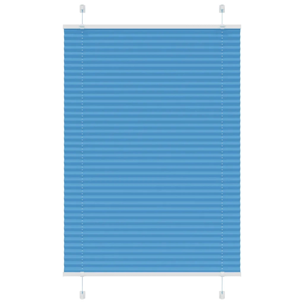 Tenda Plissettata Blu 85x150 cm Larghezza Tessuto 84,4 cm