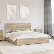 Struttura del letto con cassetto con testiera Legno multistrato 3411610