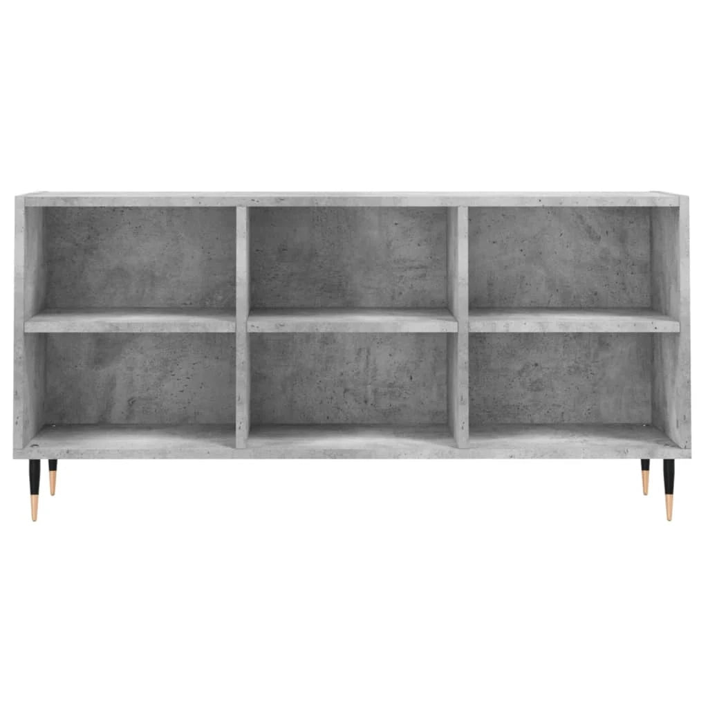 Mobile TV multimediale scaffale TV credenza mobile TV sala da pranzo soggiorno camera da letto 103,5 x 30 x 50 cm legno ingegnerizzato grigio 02_0025643