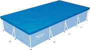 Bestway 58107 telo copertura per piscine rettangolari fuori terra, dimensioni 259x170 cm