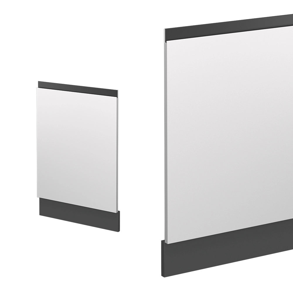 Pannello frontale R-Line Bianco/Antracite 45 cm J-Shape, PL Marmo Vicco