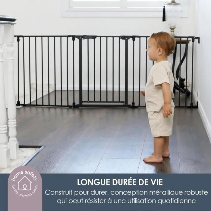 Cancelletto di sicurezza per bambini - Discovery 3 - DREAMBABY - 74,5 cm a 1,95 cm - Bianco