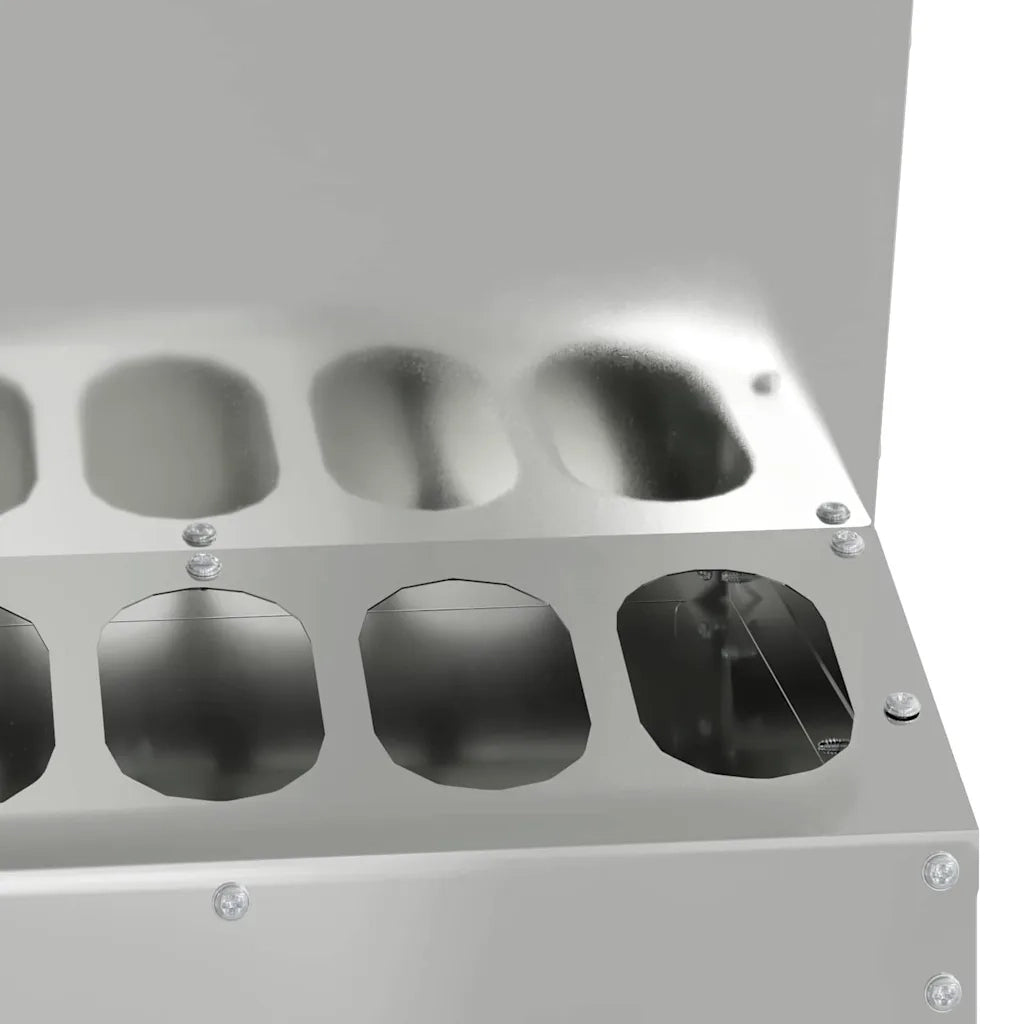 Feeder per pollo Argento 30 x 30 x 39 cm Acciaio zincato CFW2220936