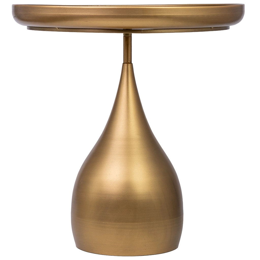 Tavolino in metallo 51x51x53,5h cm Oro