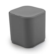 Gettacarte 8 lt d'appoggio in plastica riciclata 6309 Gedy serie SEVENTY Grigio