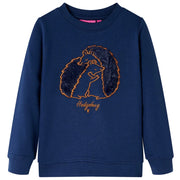 Felpa per Bambini Blu Marino 104cod mxl 84676