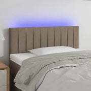 Testiera a LED-Testata con LED Tortora 90x5x78/88 cm in Tessuto 860539