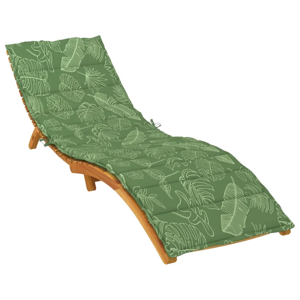 Cuscino per Lettino con Motivo a Foglie in Tessuto Oxford 361425