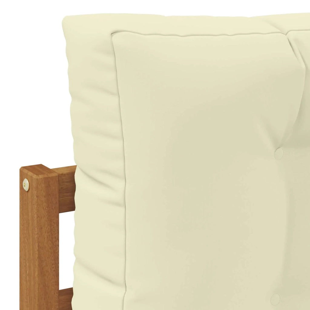 Set di divani da esterno con cuscino 8 pcs Naturale e Crema 3373675