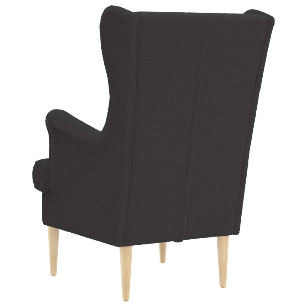 Poltrona-Divano Sedia-Poltroncina Grigio Scuro Boucl¨¦ 996412