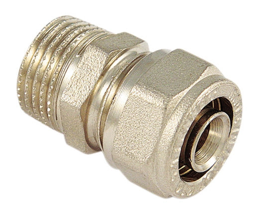 RACCORDO DIRITTO M.16X1/2 P/MULTISTRATO- TIEMME- 10,0 pz