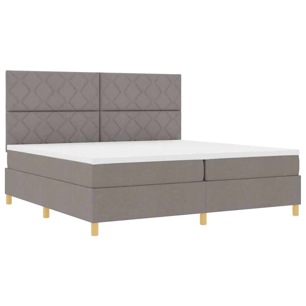 Letto a Sorgente LED con materasso Talpa 200 x 200 cm Tessuto 3343205