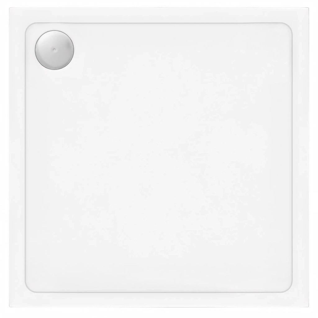 Piatto Doccia Acrilico Rea Savoy White 80x80 Copertura rame spazzolato