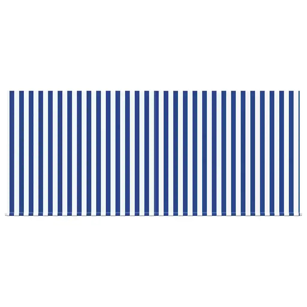 Tenda da Sole | Tenda Retrattile Blu e Bianco 300 x 200 cm