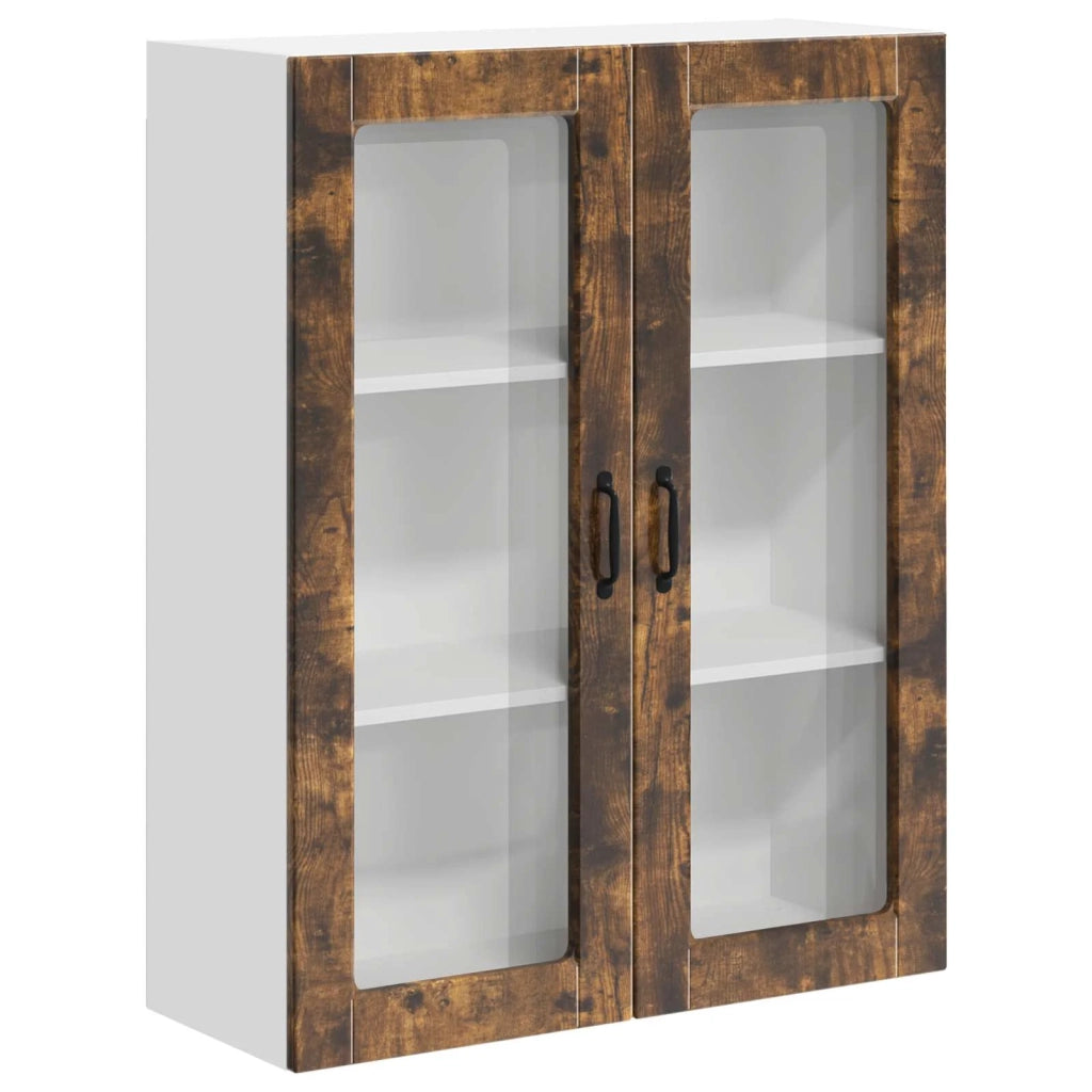 Pensile cucina con porta Lucca Rovere Fumo 80 x 31 x 100 cm 885160