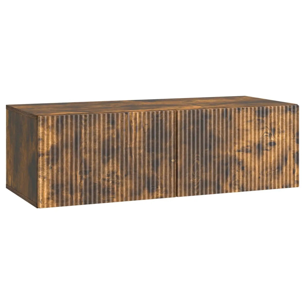 Mobile Porta TV da Muro Rovere Fumo 98 x 41 x 30 cm