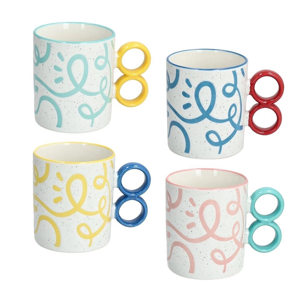 1 Pezzo Tazza Tazzone Latte Mug Iris Holiday 400 cc 4 Colori