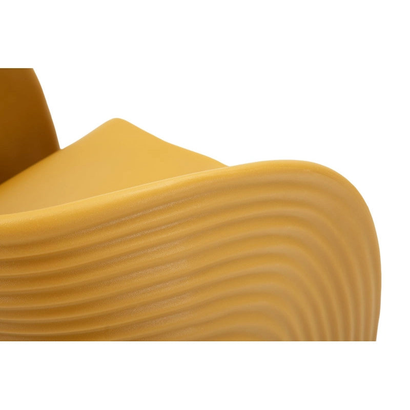 Poltrona Sand Senape cm 65x57,5x76 (altezza Seduta cm 45)