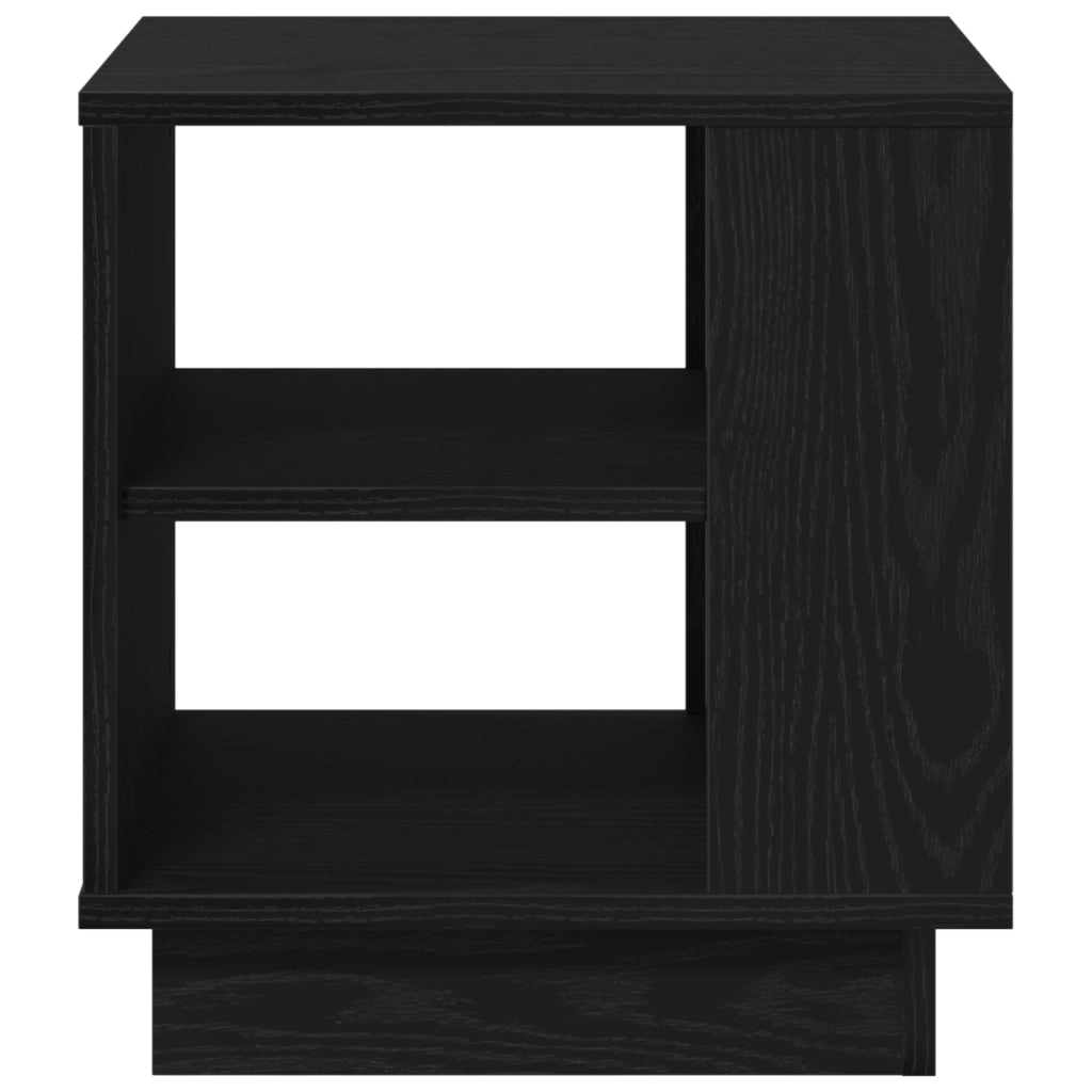 Tavolino da caffÃ¨  Nero Rovere 40x40x43 cm in Legno ingegnerizzato
