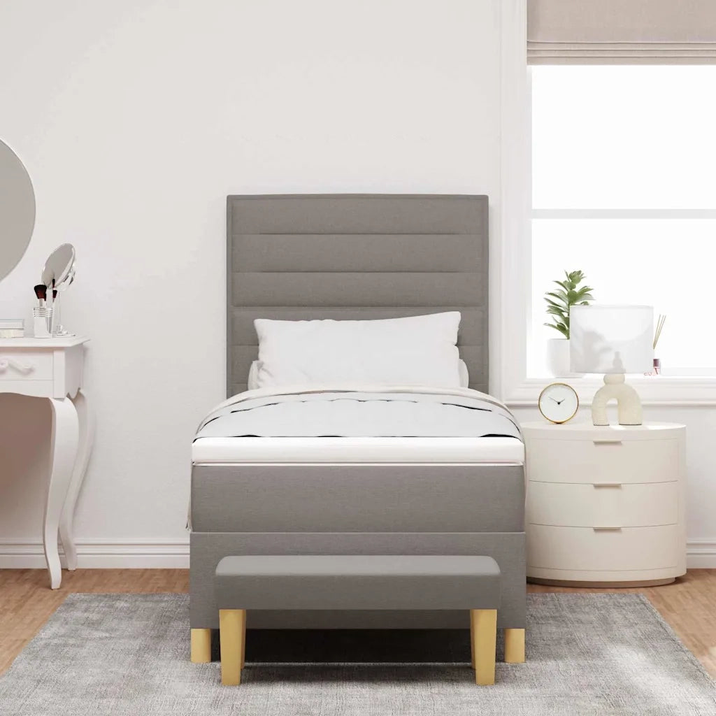 Letto a molle con testiera Talpa 200 x 90 cm Tessuto 3344188