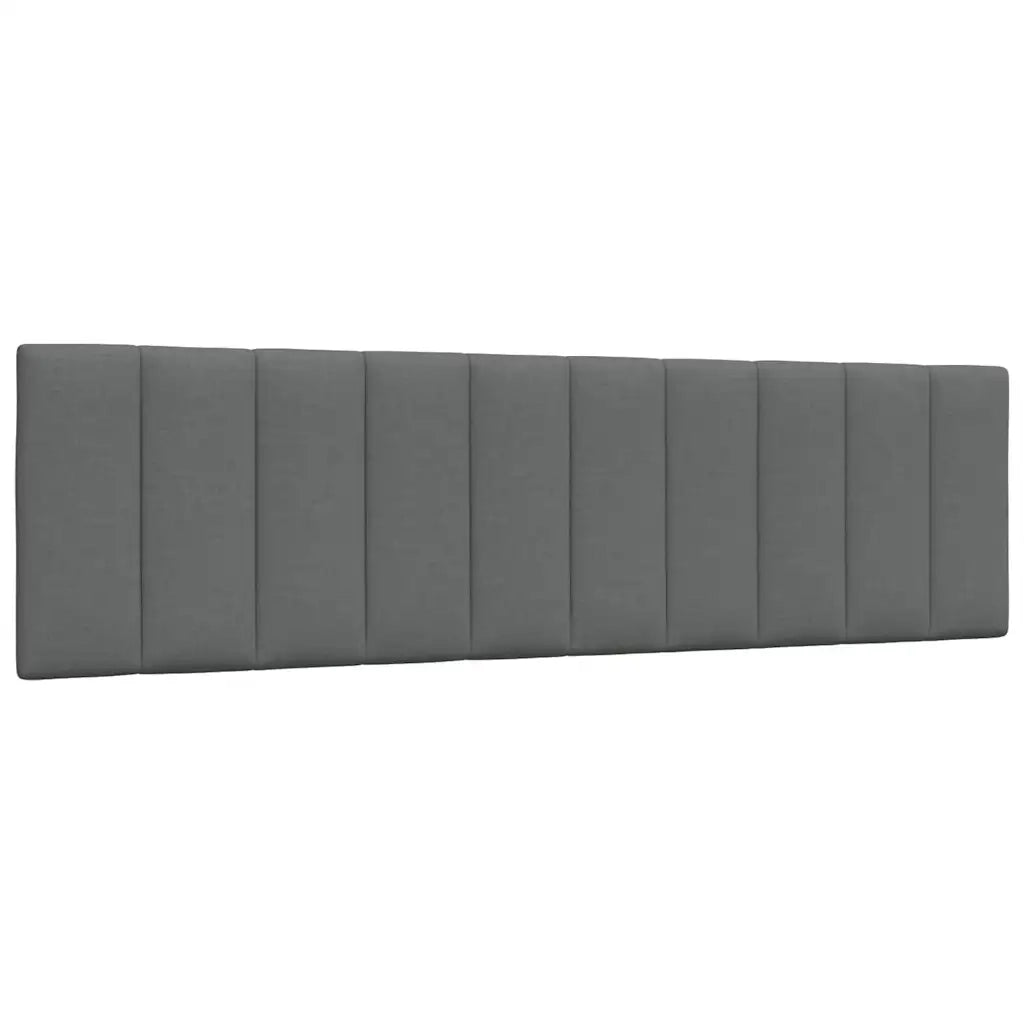Letto con Materasso Hanko Grigio Scuro 180x200 cm Tessuto 3310546