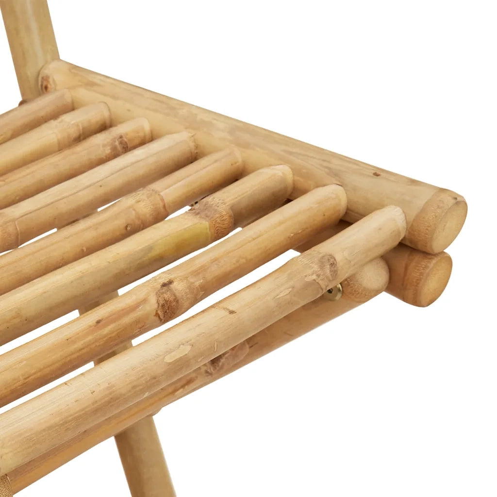 Set Bar da Esterno 3 pz Pieghevole in Bamb¨´ CFW1017137