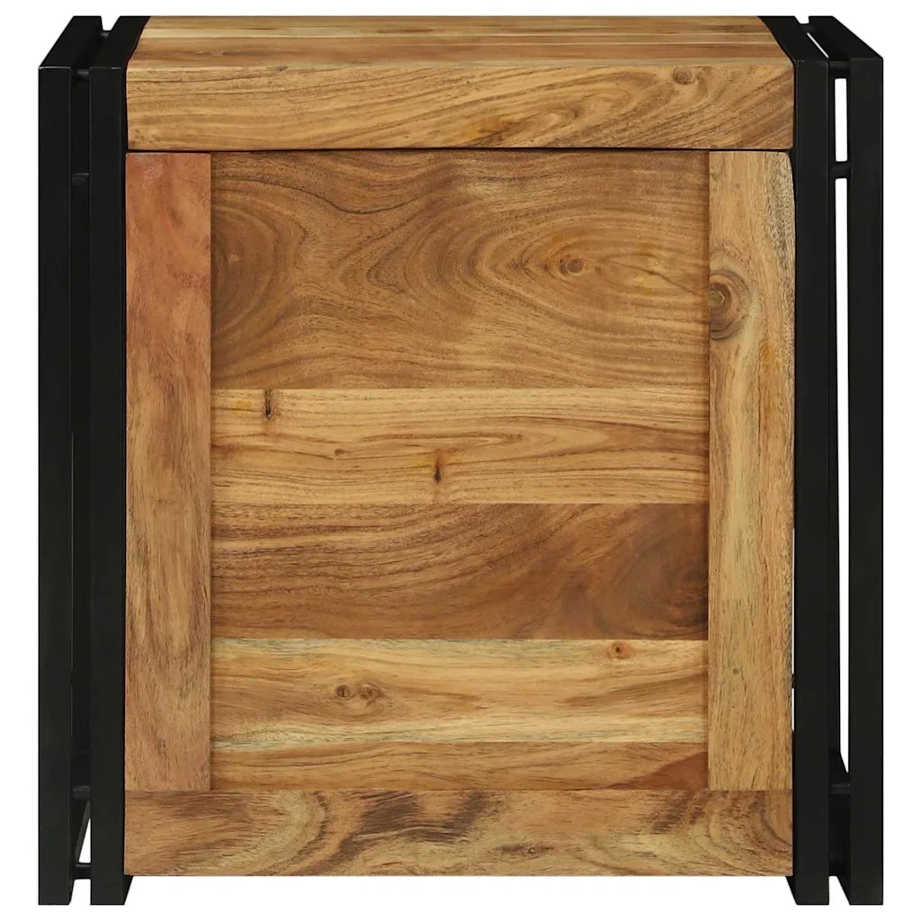 Scatola di Stoccaggio 50 x 50 x 50 cm Legno di Acacia Massello 4016744