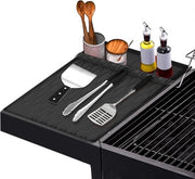 Matte di silicone per griglia per barbecue a gas - Riscaldabile, magnetron e forno - Adatto per cucina - Nero
