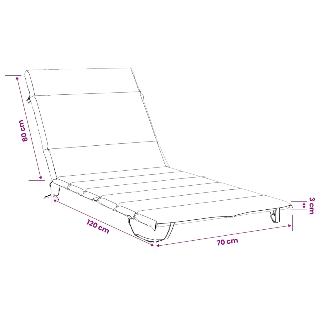 Cuscino per Lettino GEMERT 100% Poliestere Crema 948546