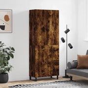 Credenza Rovere Fumo  69,5x34x180 cm in Legno Multistratocod mxl 125760