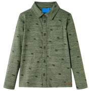 Camicia per Bambini Cachi MÃ©lange 140cod mxl 84610