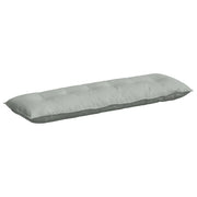 Cuscino per Schiena | Cuscino dorsale Grigio chiaro 160 x 50 cm Tessuto in Cords