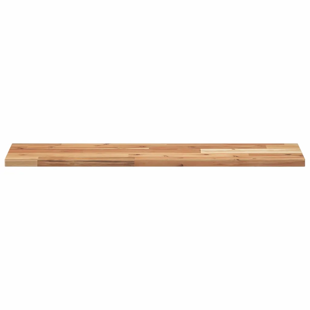Piano Tavolo Rettangolare 100x20x2 cm Legno Massello di Acacia 4008801