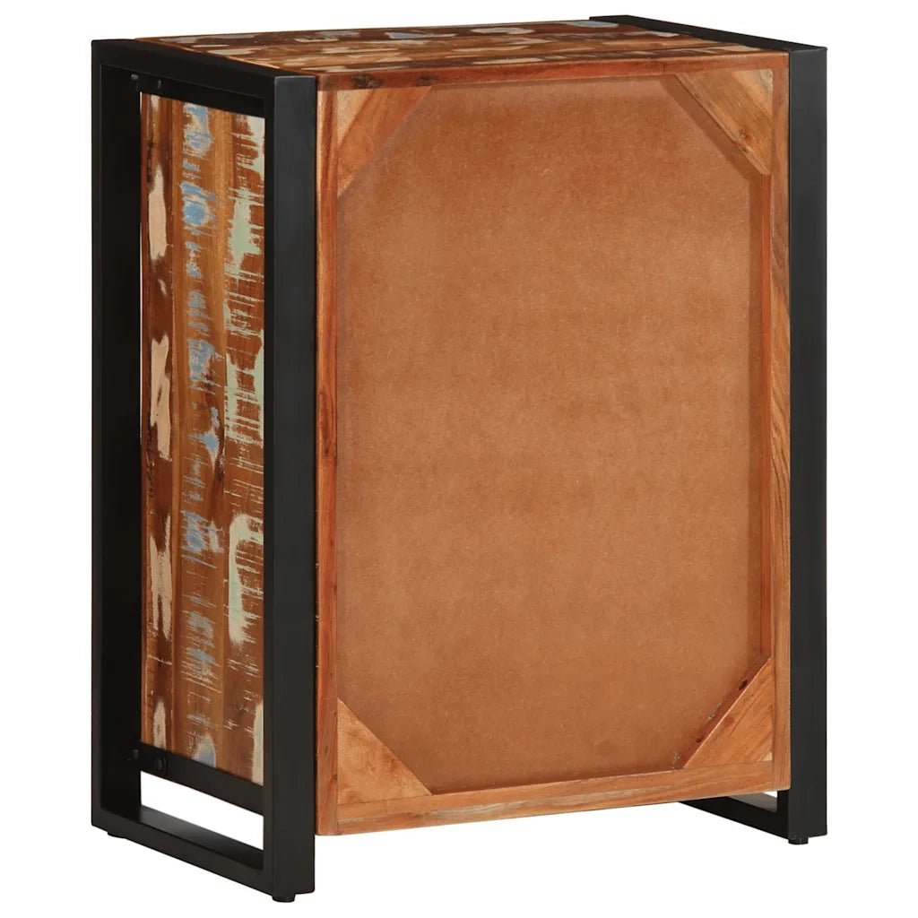 Credenza-Buffet-Armadio da cucina Multicolore 55x35x70 cm in Legno Massello Recupero 714711