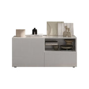 Mobile TV SCENA – L121 x H57 x P42 cm – Bianco lucido lacato