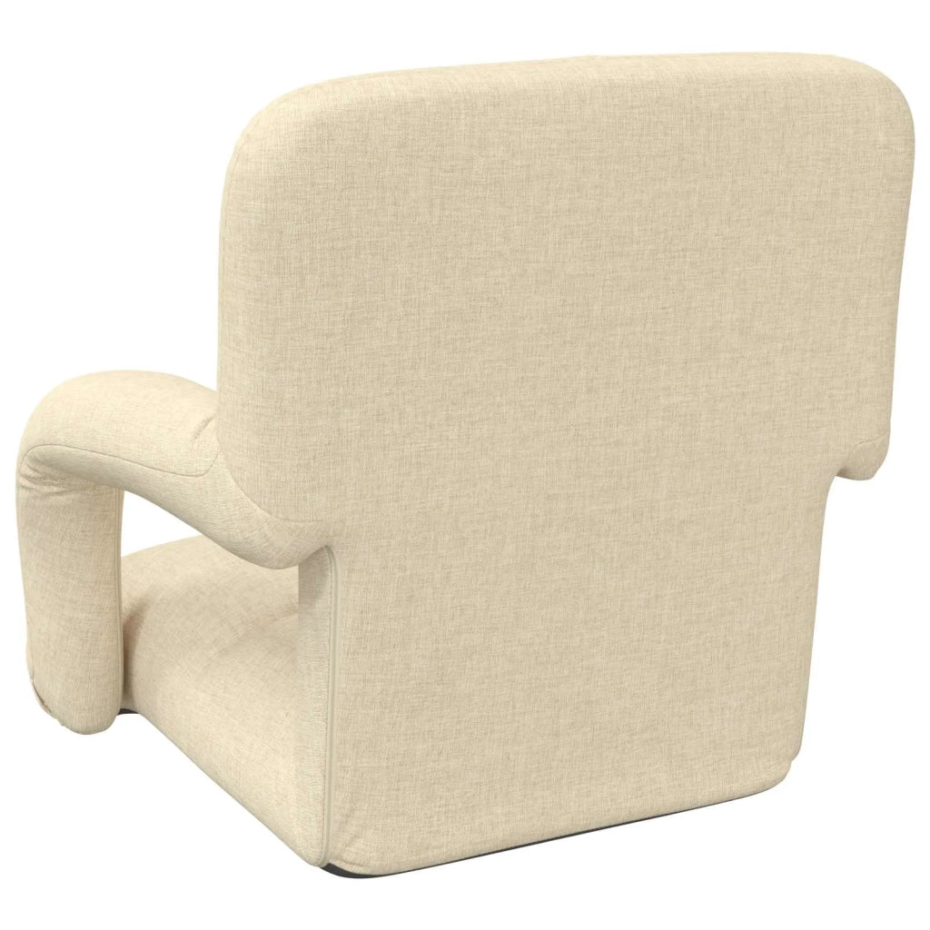 Sedia a pavimento regolabile Crema 58 x 62 x 58 cm Tessuto 42028130