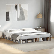 Giroletto Grigio Sonoma 200x200 cm in Legno Multistrato 3280452