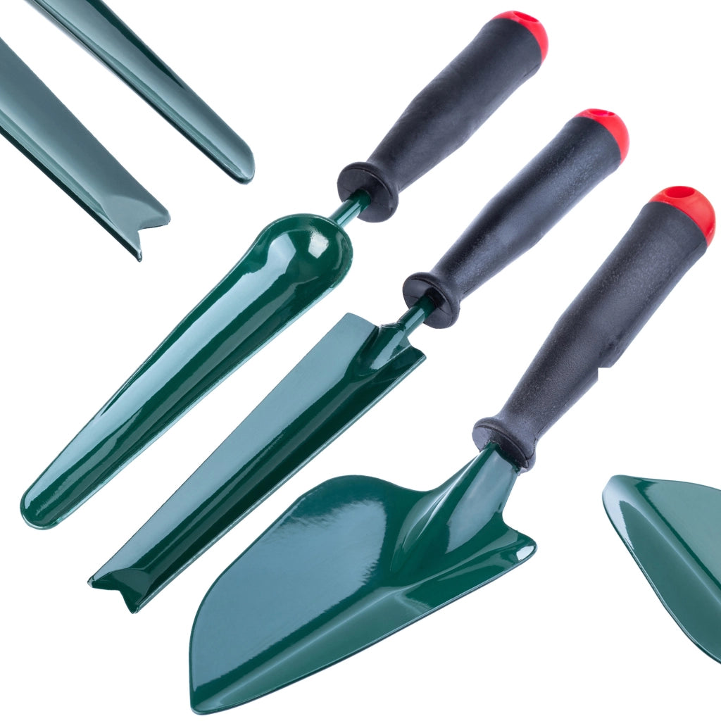 Set di attrezzi da giardino KADAX 3 in 1: pala larga, tagliaerba, robusto.