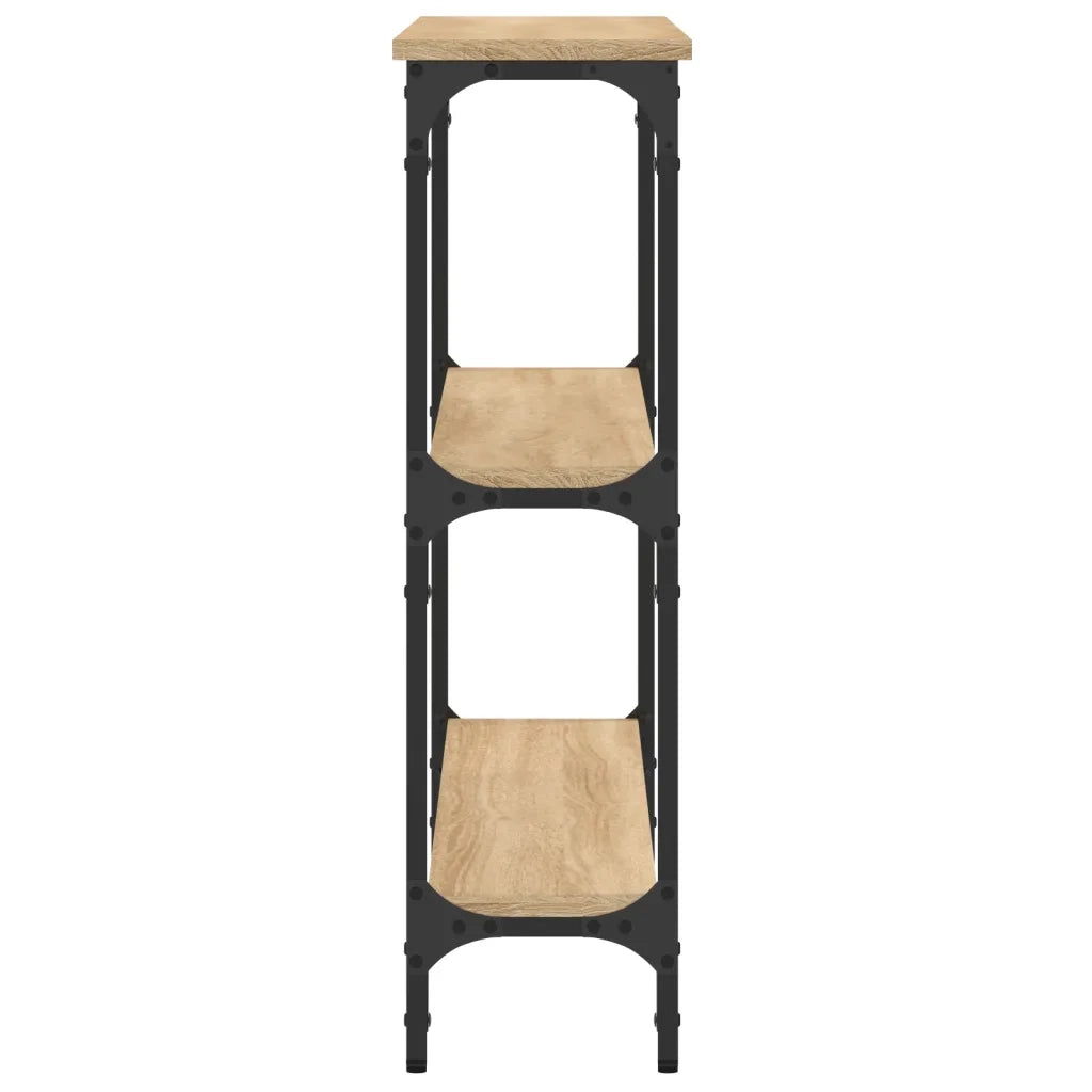 Tavolino Consolle Rovere Sonoma 100x22,5x75cm Legno Multistrato 834026