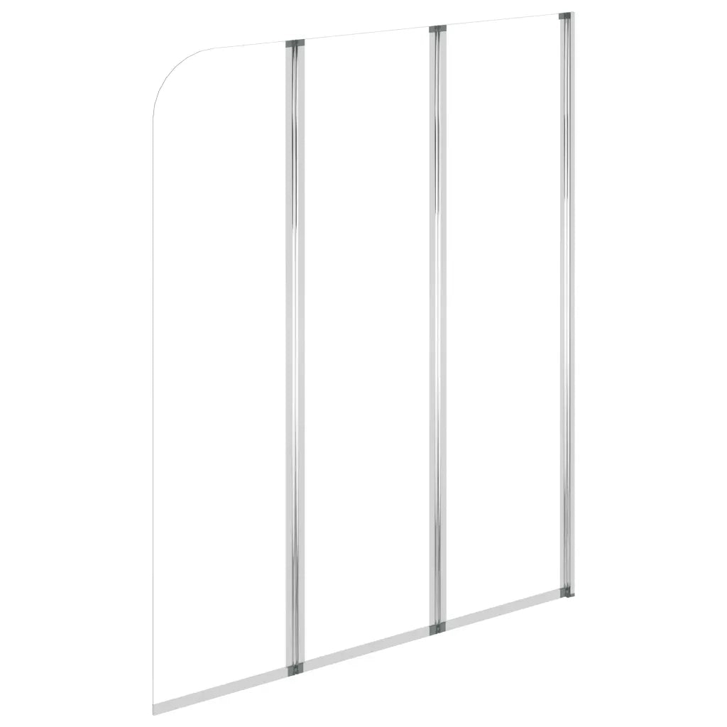 Cabine da Bagno 2 pz 104x130 cm in Vetro Temperato Trasparente cod mxl 40544