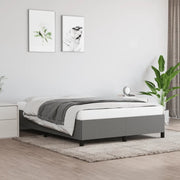 Giroletto senza Materasso-Struttura Letto Grigio Scuro 140x200 cm Tessuto 556562
