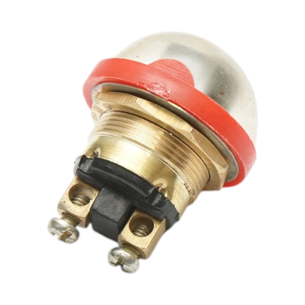 Pulsante di avviamento motore con tappo di protezione dall'acqua New Holland Ø22mm Codice OEM 83955006