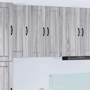 Armadietto a muro LUCCA Grigio Sonoma 30 x 31 x 80 cm